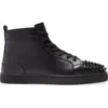 Christian Louboutin Lou Spikes High Top W - Black