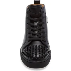 Christian Louboutin Lou Spikes High Top W - Black 7 Christian Louboutin Lou Spikes High Top W - Black -Matens Shoes Shop Christian Louboutin Lou Spikes High Top W Black 3