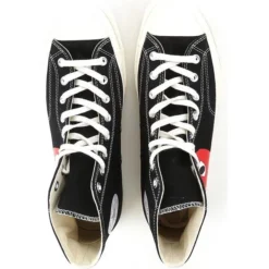 Comme Des Garcons Comme Des Garçons X Converse Chuck 70 - Black/White/High Risk Red -Matens Shoes Shop Comme des Garcons x Converse Chuck 70 Black White High Risk Red 3
