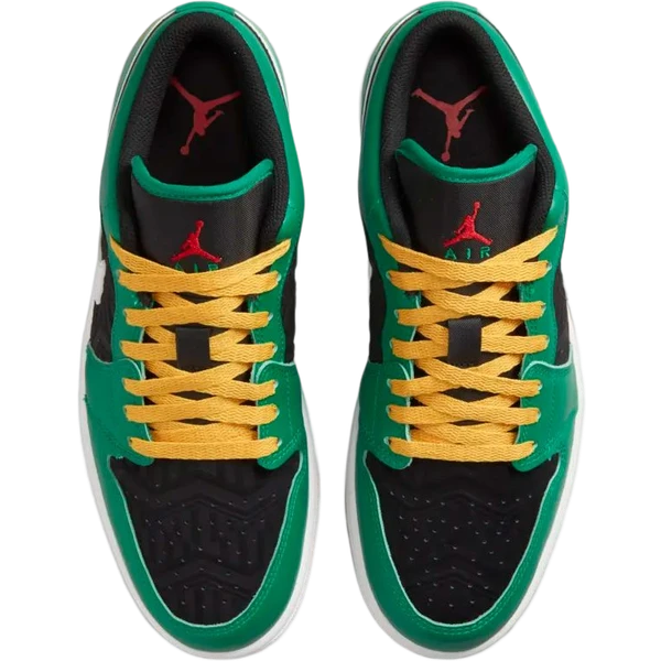 Nike Air Jordan 1 Low SE M - Malachite/Black/Taxi/Fire Red 3 Nike Air Jordan 1 Low SE M - Malachite/Black/Taxi/Fire Red - Image 3
