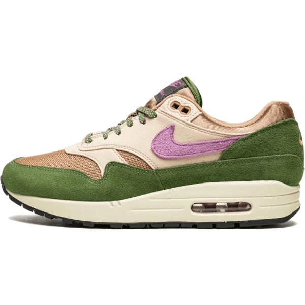 Nike Air Max 1 M - Treeline/Light Bordeaux/Dark Driftwood 2 Nike Air Max 1 M - Treeline/Light Bordeaux/Dark Driftwood - Image 2