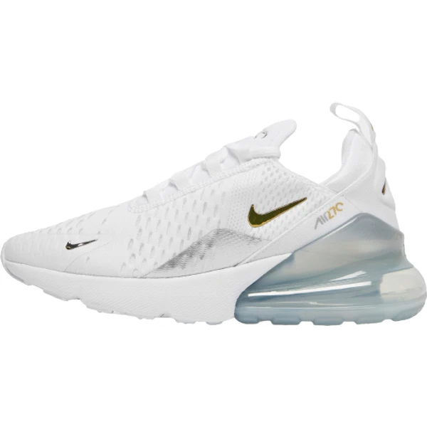 Nike Air Max 270 W - White/Metallic Gold/Metallic Silver 2 Nike Air Max 270 W - White/Metallic Gold/Metallic Silver - Image 2