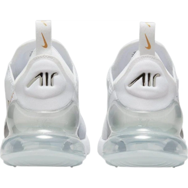 Nike Air Max 270 W - White/Metallic Gold/Metallic Silver 4 Nike Air Max 270 W - White/Metallic Gold/Metallic Silver - Image 4
