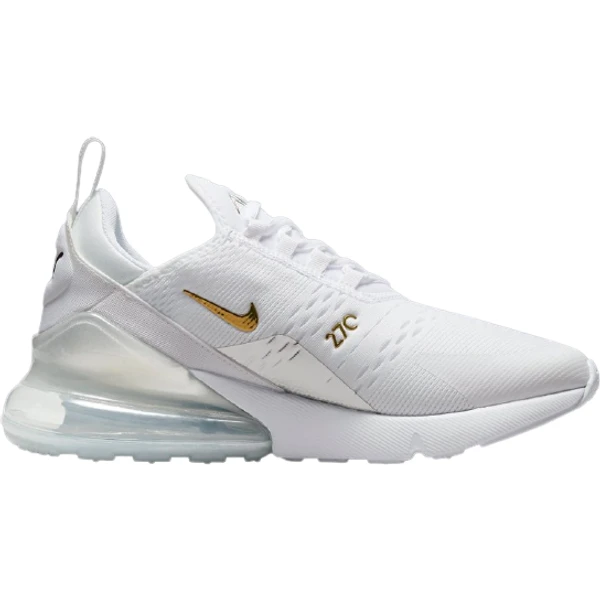 Nike Air Max 270 W - White/Metallic Gold/Metallic Silver 1 Nike Air Max 270 W - White/Metallic Gold/Metallic Silver