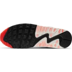 Nike Air Max 90 Premium M - White/Black/Bright Crimson/White -Matens Shoes Shop Nike Air Max 90 Premium M White Black Bright Crimson White 2