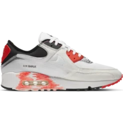 Nike Air Max 90 Premium M - White/Black/Bright Crimson/White