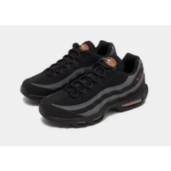 Nike Air Max 95 M - Black/Iron Grey/White/Safety Orange -Matens Shoes Shop Nike Air Max 95 M Black Iron Grey White Safety Orange 1