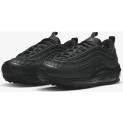 Nike Air Max 97 W - Black/Black/Dark Smoke Grey -Matens Shoes Shop Nike Air Max 97 W Black Black Dark Smoke Grey 2