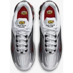 Nike Air Max Plus 3 M - White/Black/Gunsmoke/Team Orange -Matens Shoes Shop Nike Air Max Plus 3 M White Black Gunsmoke Team Orange 1