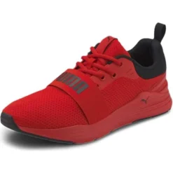 Puma Wired W - High Risk Red/Puma Black -Matens Shoes Shop Puma Wired W High Risk Red Puma Black 4