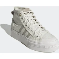Adidas Nizza Platform W - Cloud White/Cream White/Crystal White -Matens Shoes Shop adidas Nizza Platform W Cloud White Cream White Crystal White 3